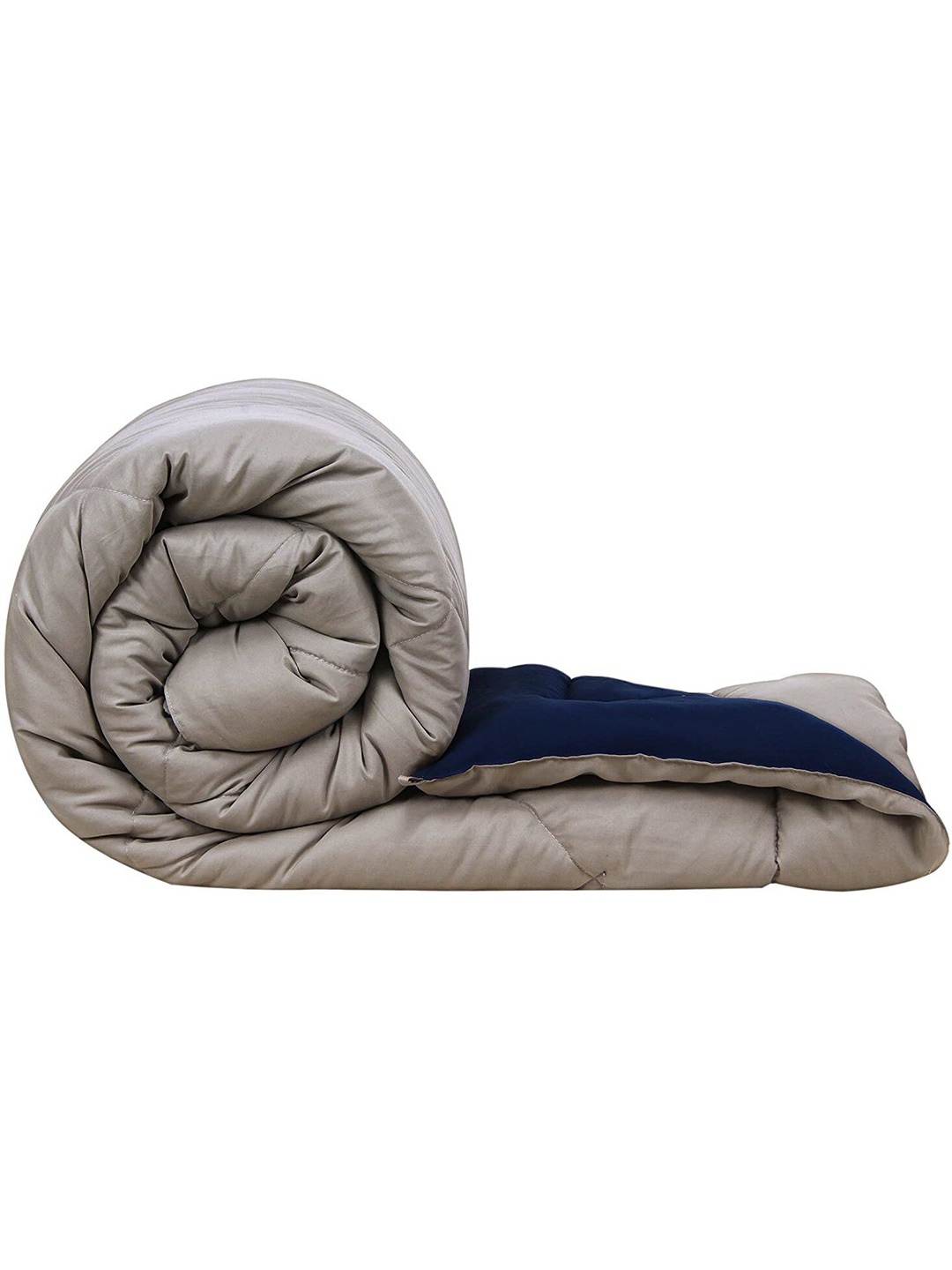 

RF RELAXFEEL Blue & Beige Heavy Winter 233 GSM Single Bed Comforter