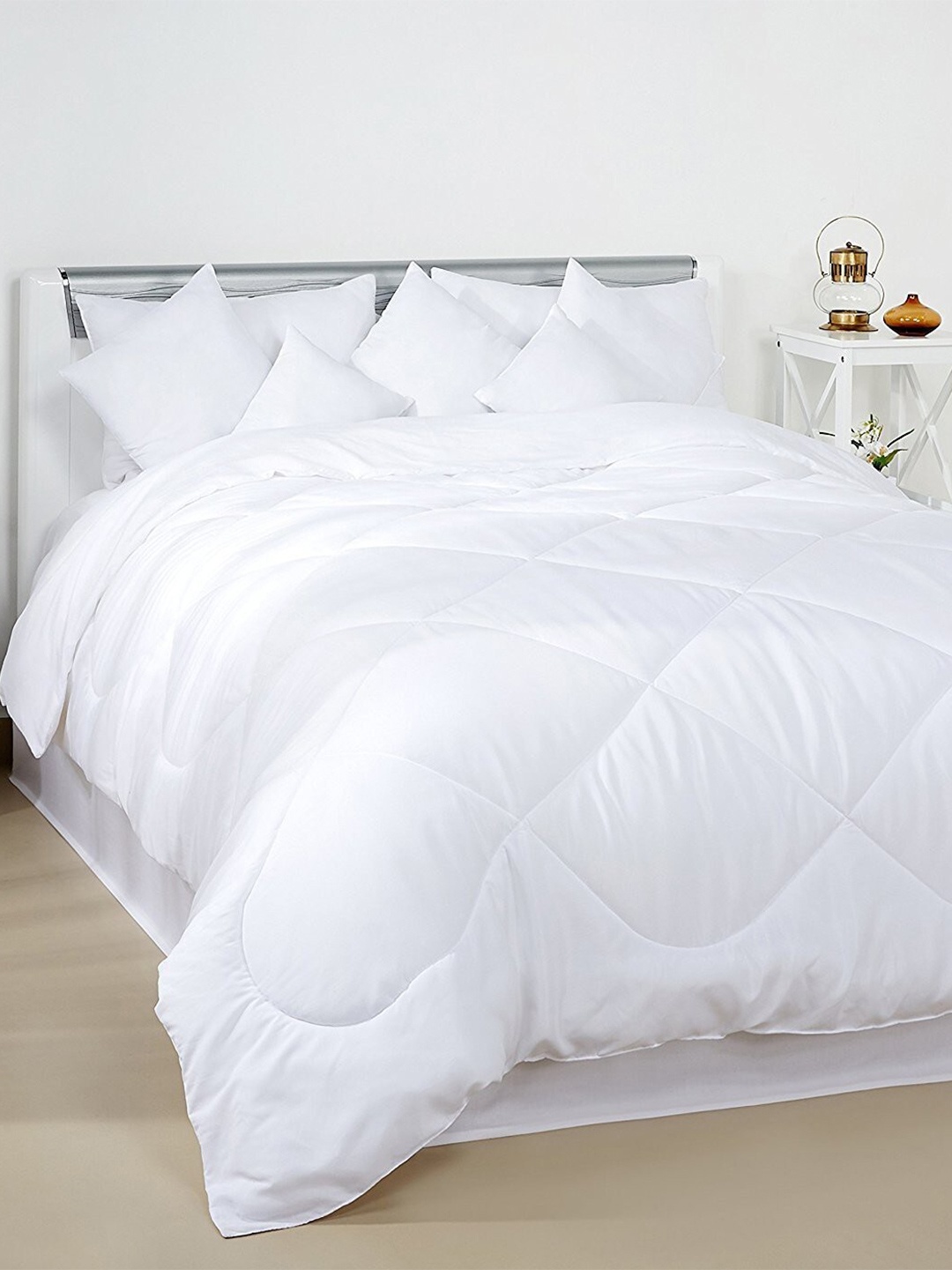 

RF RELAXFEEL White Cotton Heavy Winter 233 GSM Double Bed Comforter