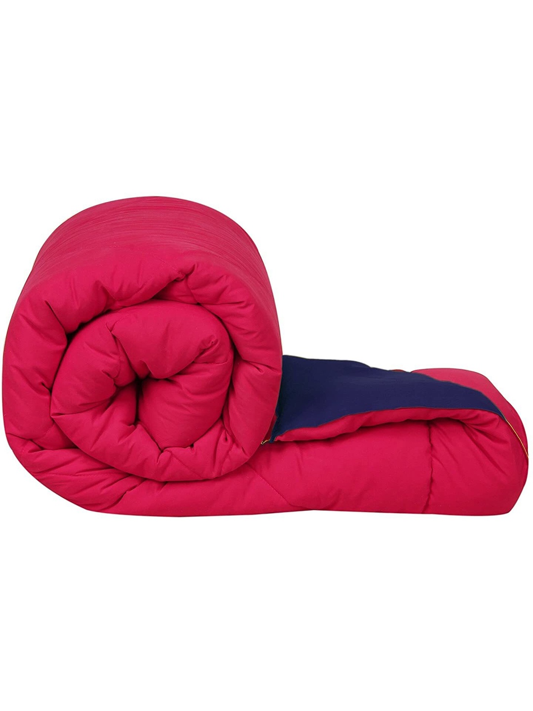 

RF RELAXFEEL Navy Blue & Red Cotton Heavy Winter 233 GSM Single Bed Comforter