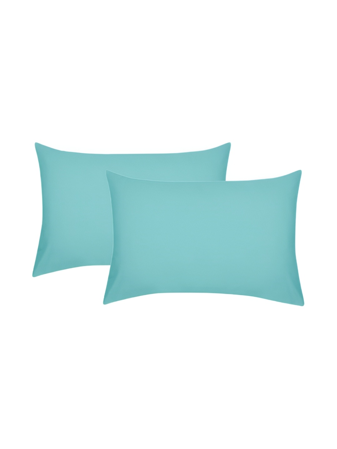 

House of Owlet Blue 2 Pieces Solid Pure Cotton Rectangle Pillow Covers