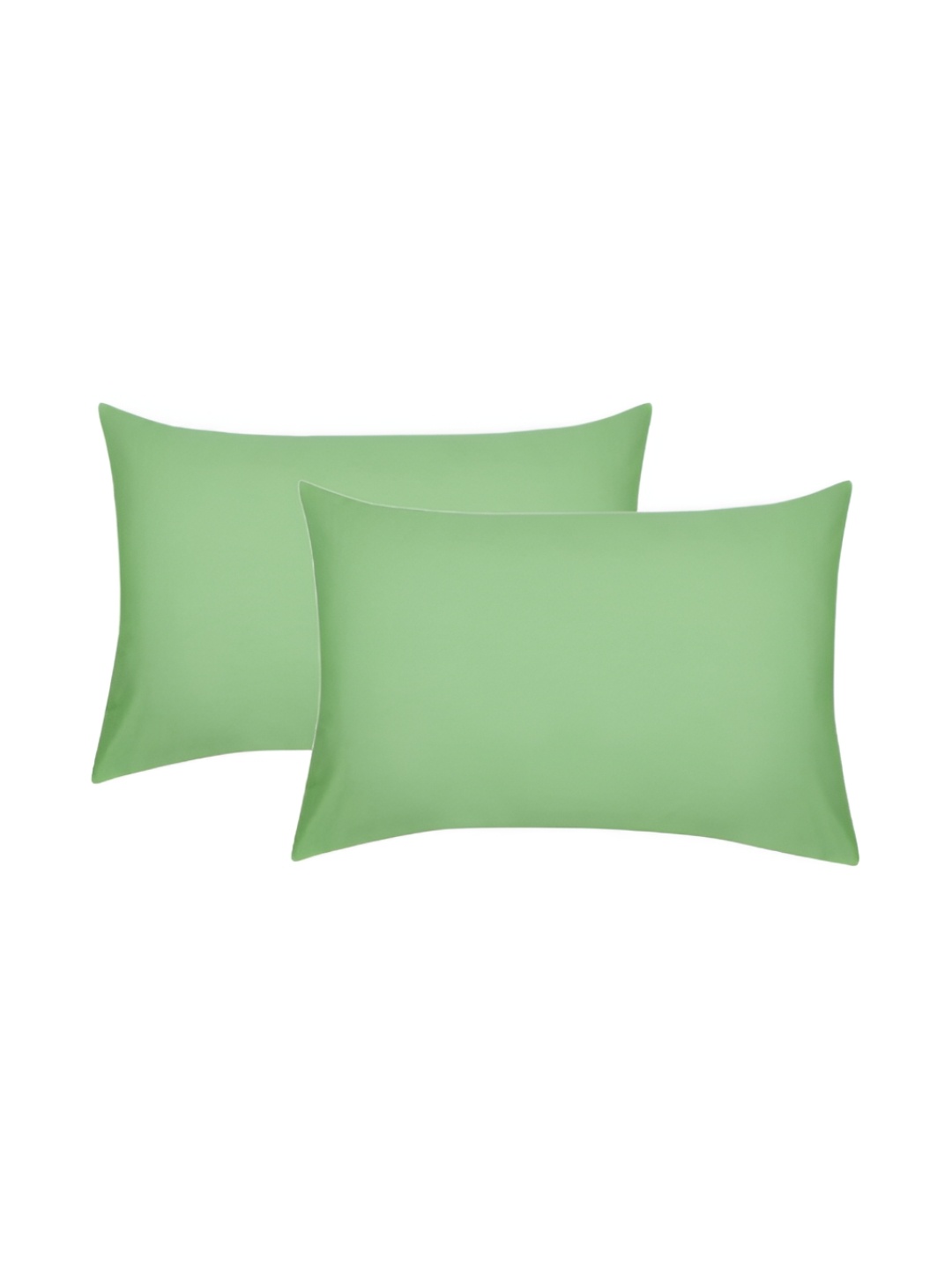 

House of Owlet Green 2 Pieces Solid Pure Cotton Rectangle Pillow Covers