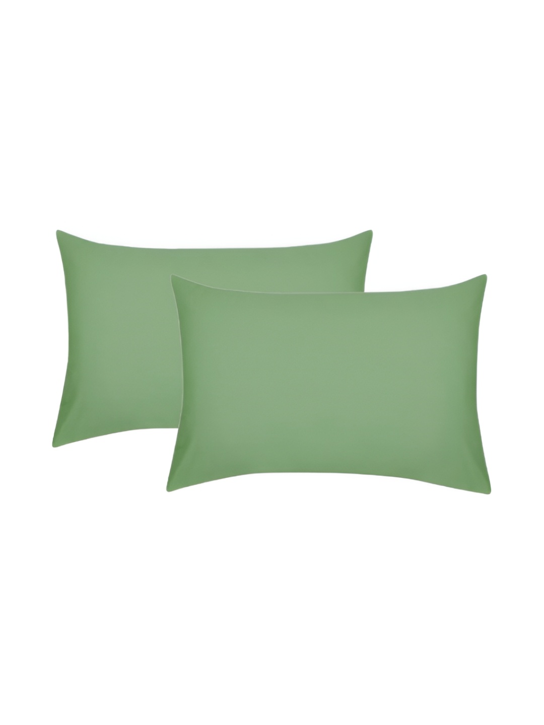 

House of Owlet Green 2 Pieces Solid Pure Cotton Rectangle Pillow Covers