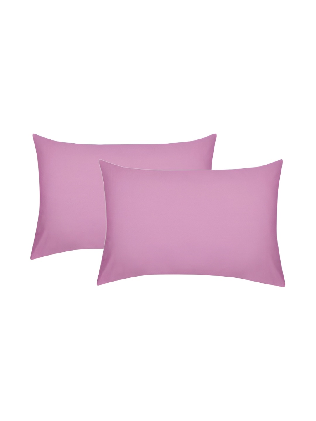 

House of Owlet Lavender 2 Pieces Solid Pure Cotton Rectangle Pillow Covers