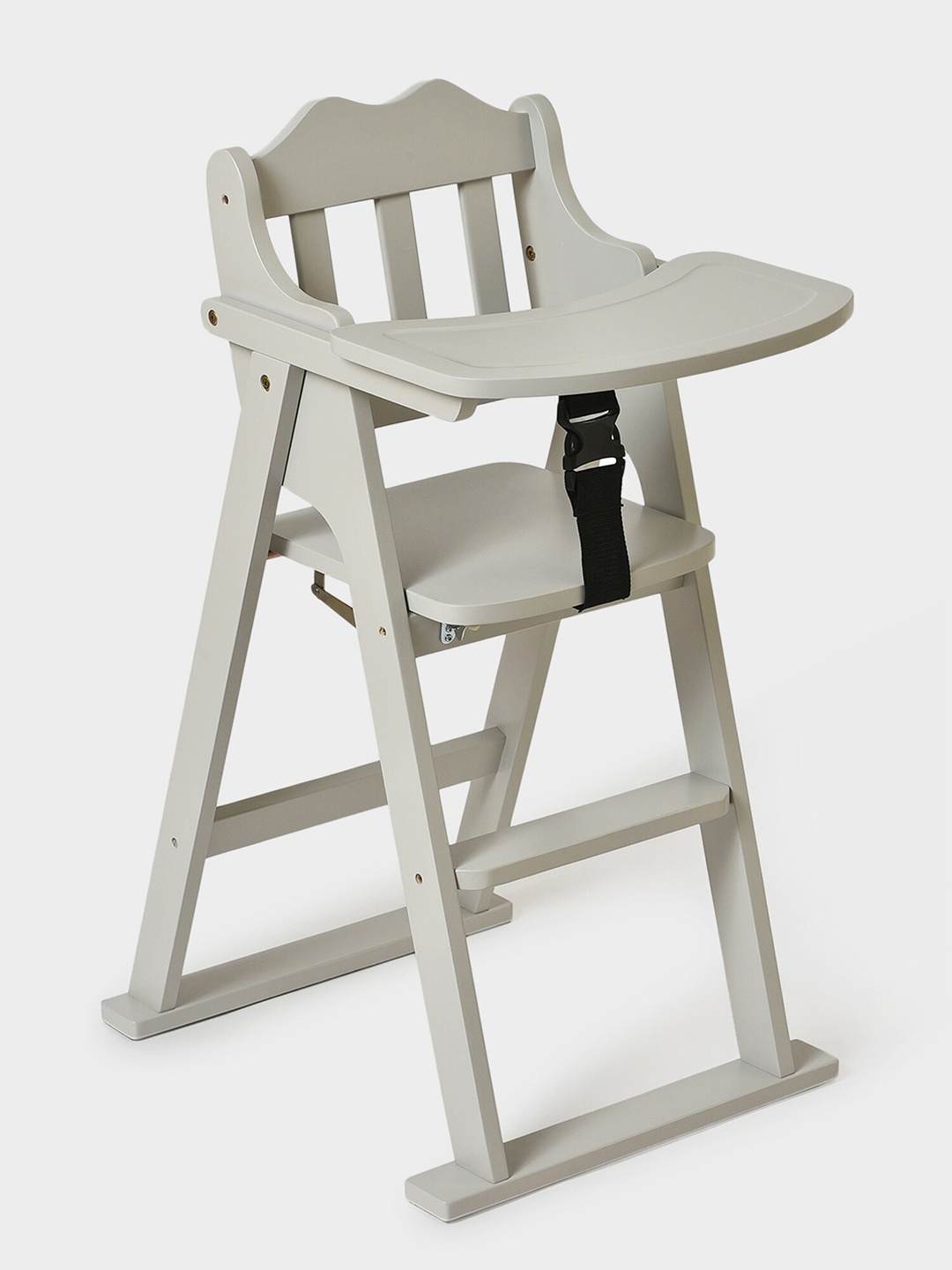 

MiArcus Kids Grey Rubber Wood High Chair
