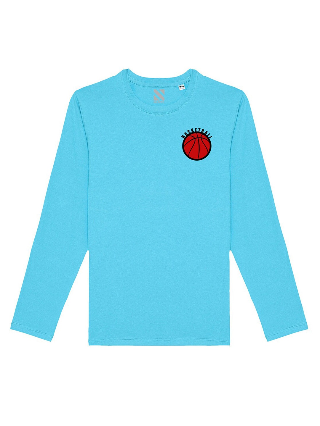 

BAESD Boys Printed Round Sleeves Long Sleeves Cotton Regular T-shirt, Blue