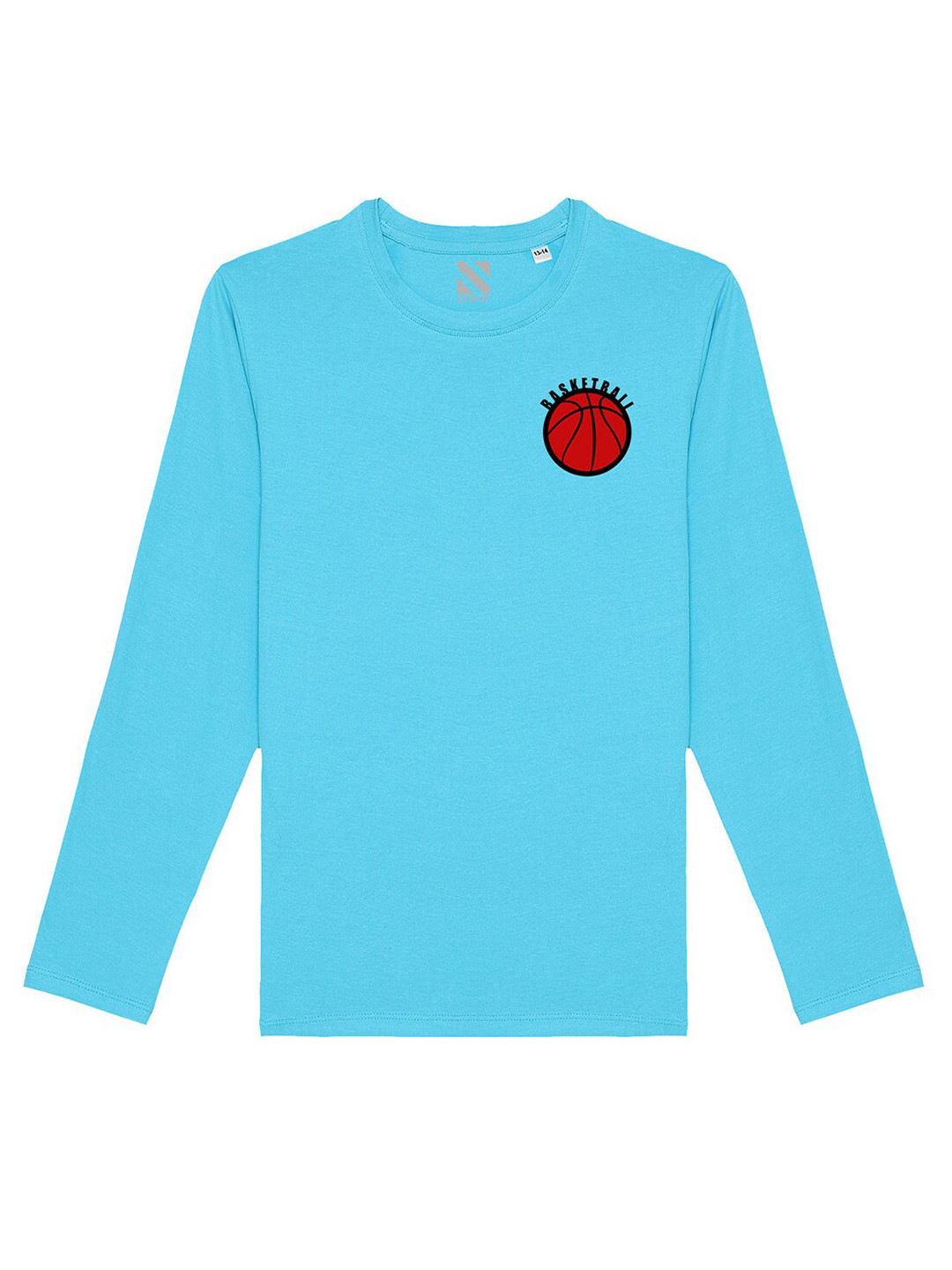 

BAESD Boys Typography Printed Round Neck Long Sleeves Cotton T-shirt, Blue