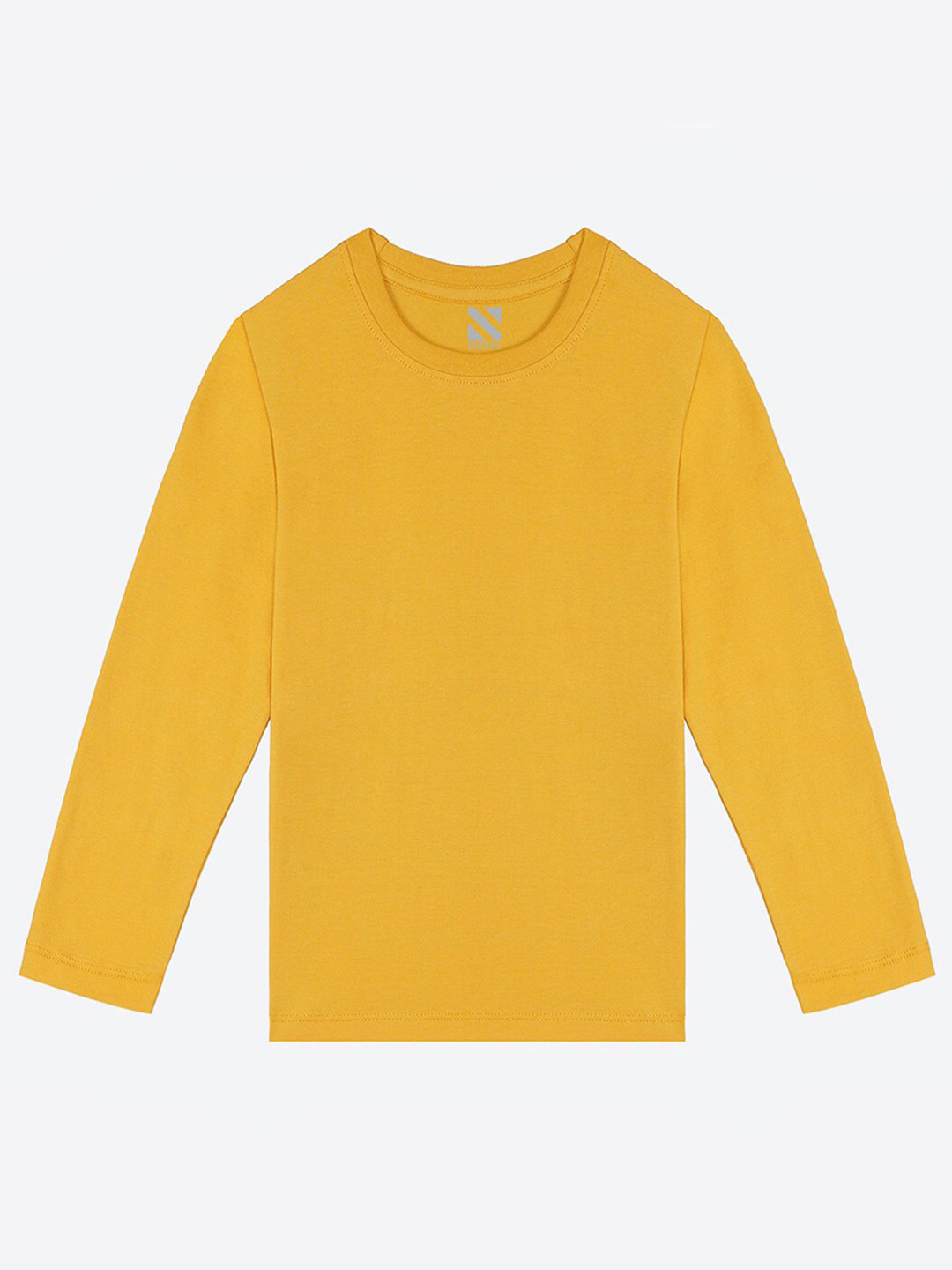 

BAESD Boys Round Neck Cotton T-shirt, Yellow