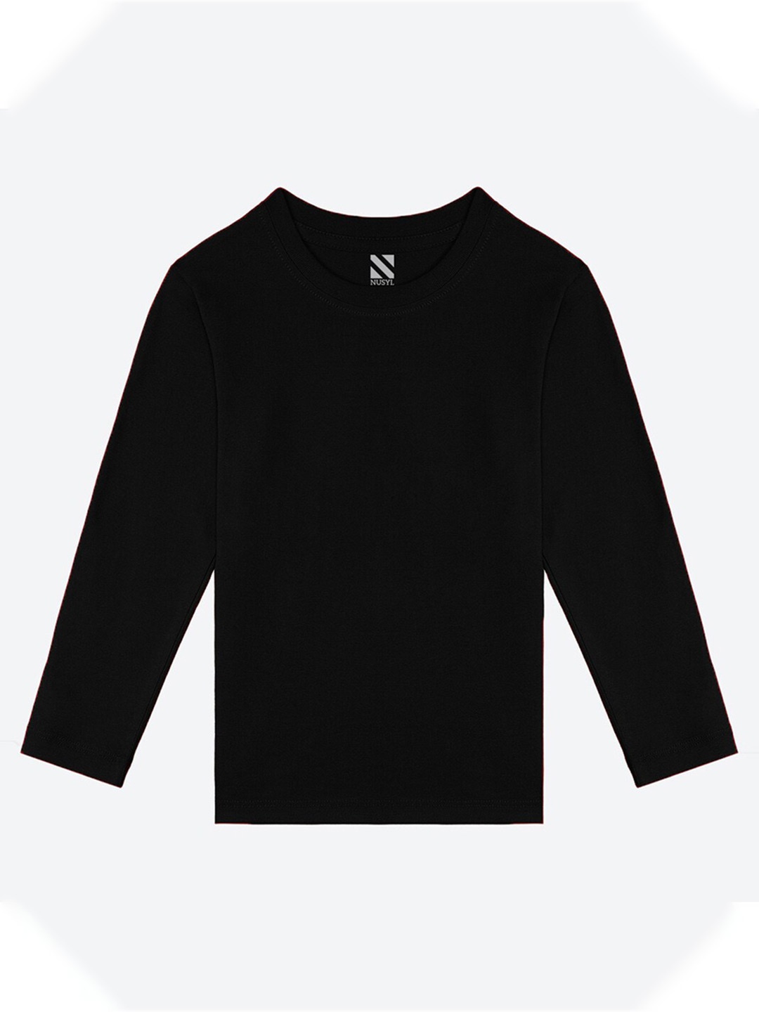 

BAESD Boys Long Sleeve Cotton T-shirt, Black
