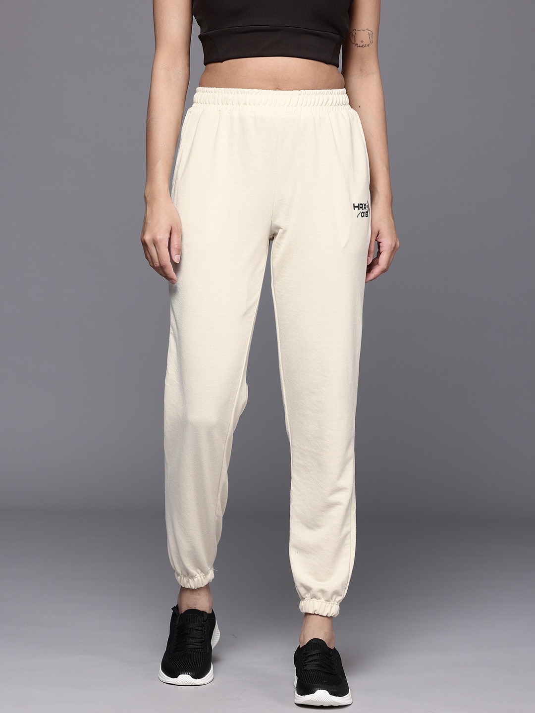 

HRX by Hrithik Roshan Women Lifestyle Joggers, Beige