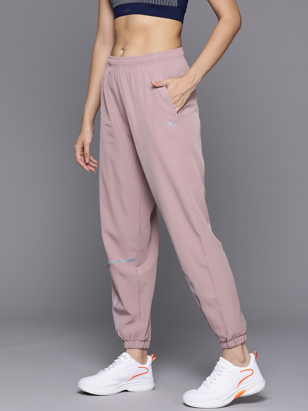 

HRX by Hrithik Roshan Women Rapid-Dry Running Joggers, Rose