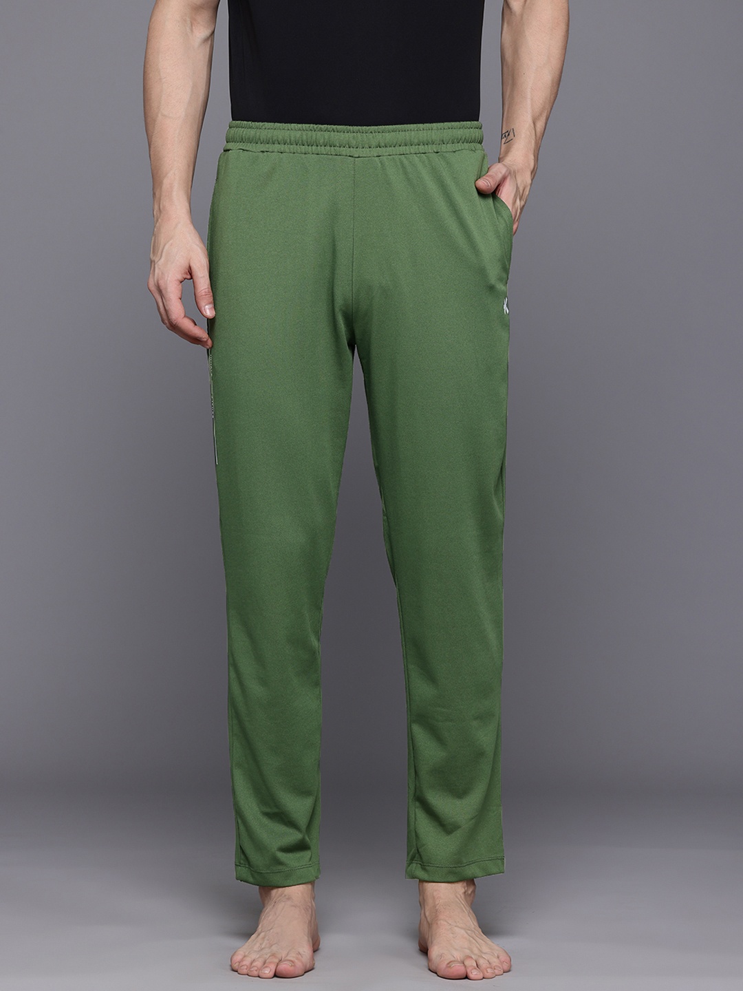 

HRX by Hrithik Roshan Men Yoga Track Pants, Olive