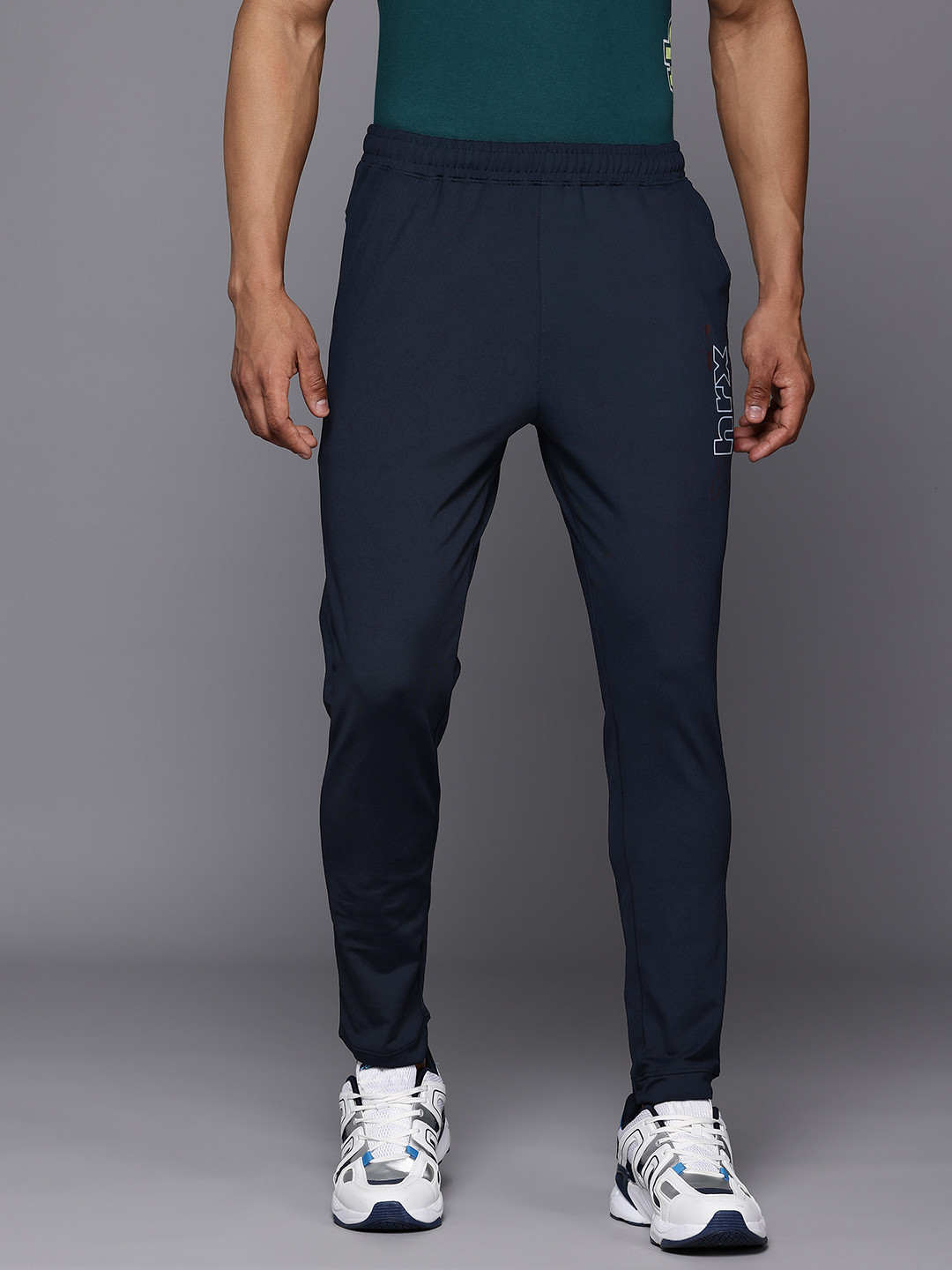 

HRX by Hrithik Roshan Men Lifestyle Track Pants, Navy blue