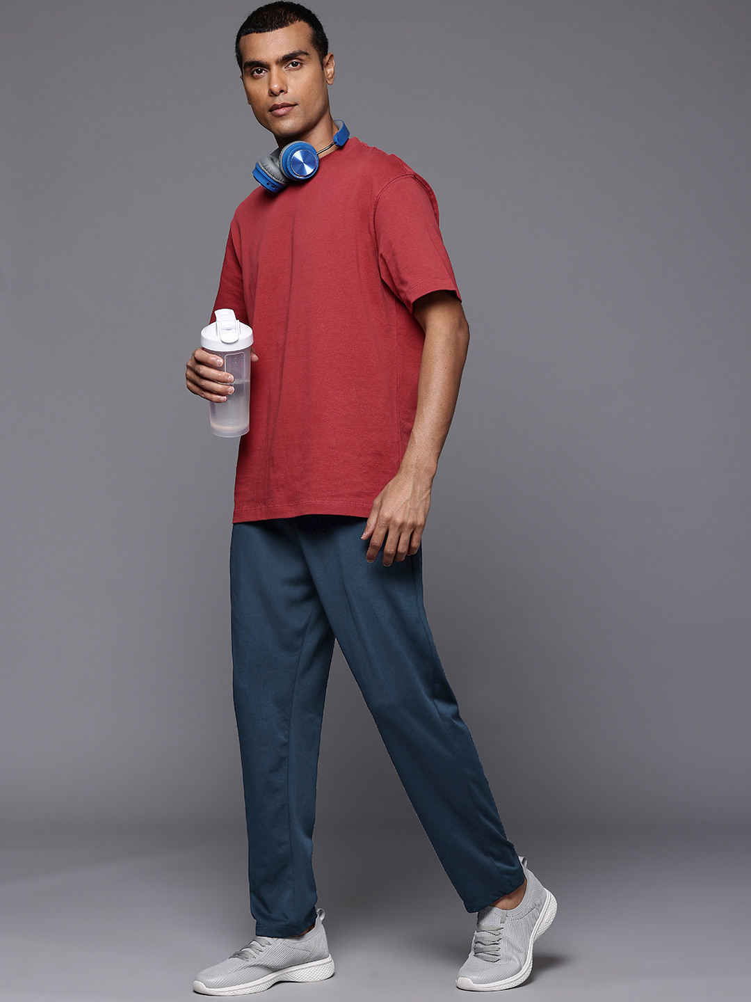 

HRX by Hrithik Roshan Men Lifestyle Track Pants, Navy blue