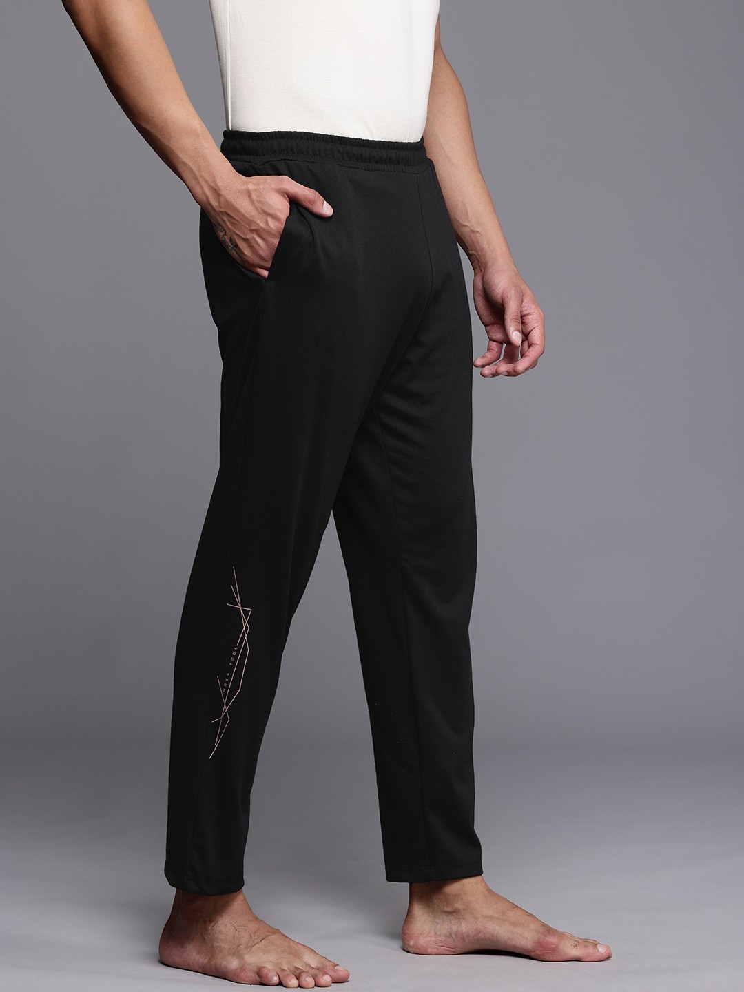 

HRX by Hrithik Roshan Men Yoga Track Pants, Black
