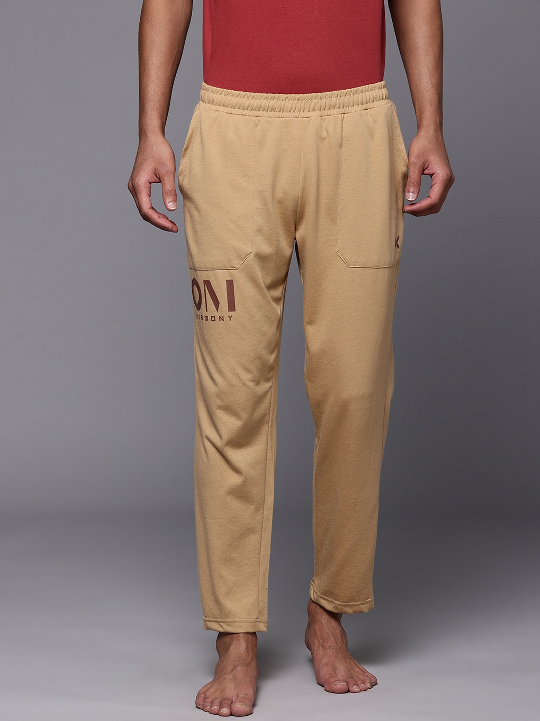

HRX by Hrithik Roshan Men Yoga Track Pants, Khaki