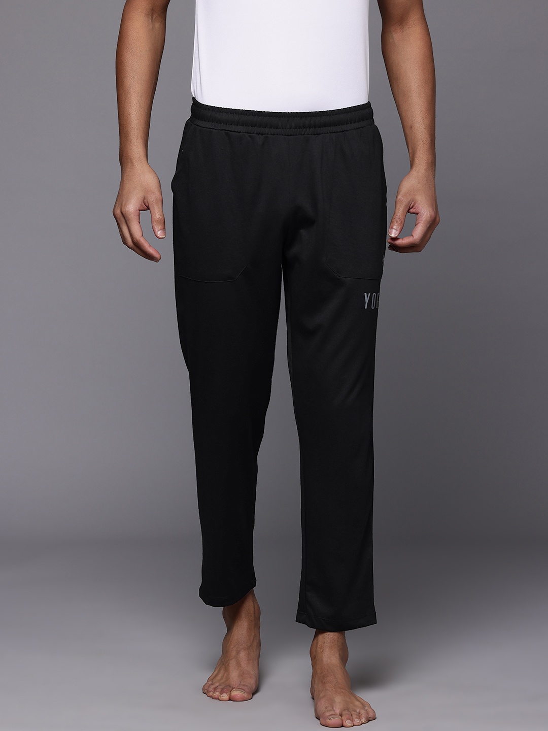 

HRX by Hrithik Roshan Men Yoga Track Pants, Black