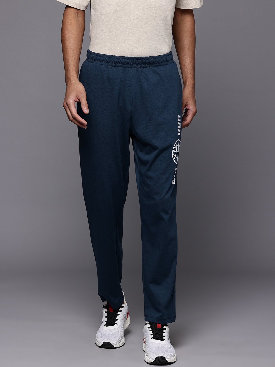 

HRX by Hrithik Roshan Men Lifestyle Track Pants, Navy blue