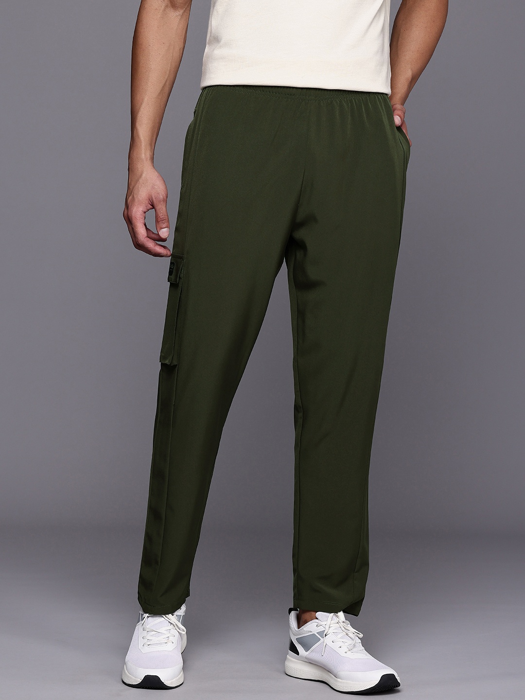 

HRX by Hrithik Roshan Men Lifestyle Track Pants, Olive