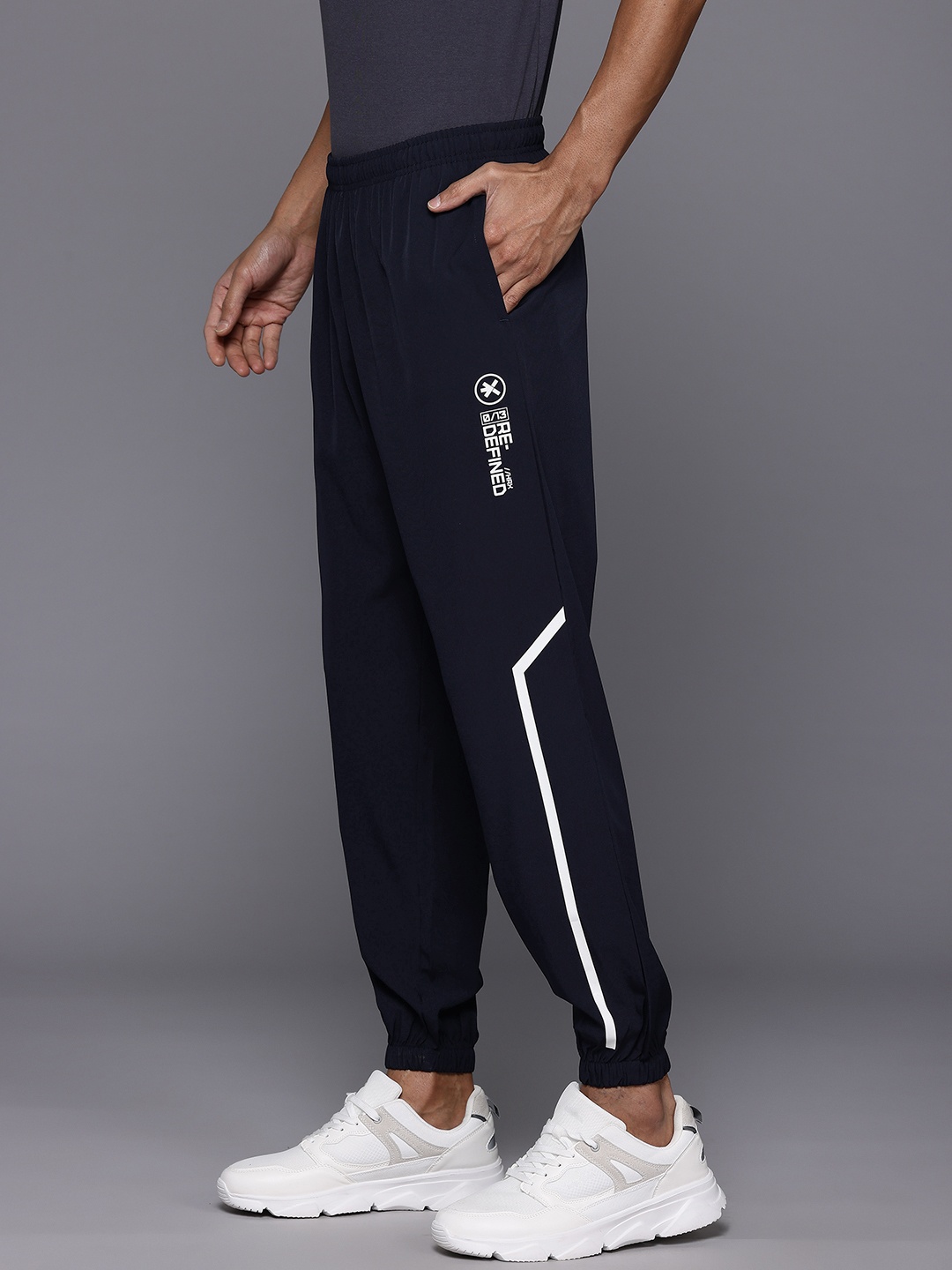 

HRX by Hrithik Roshan Men Lifestyle Joggers, Navy blue