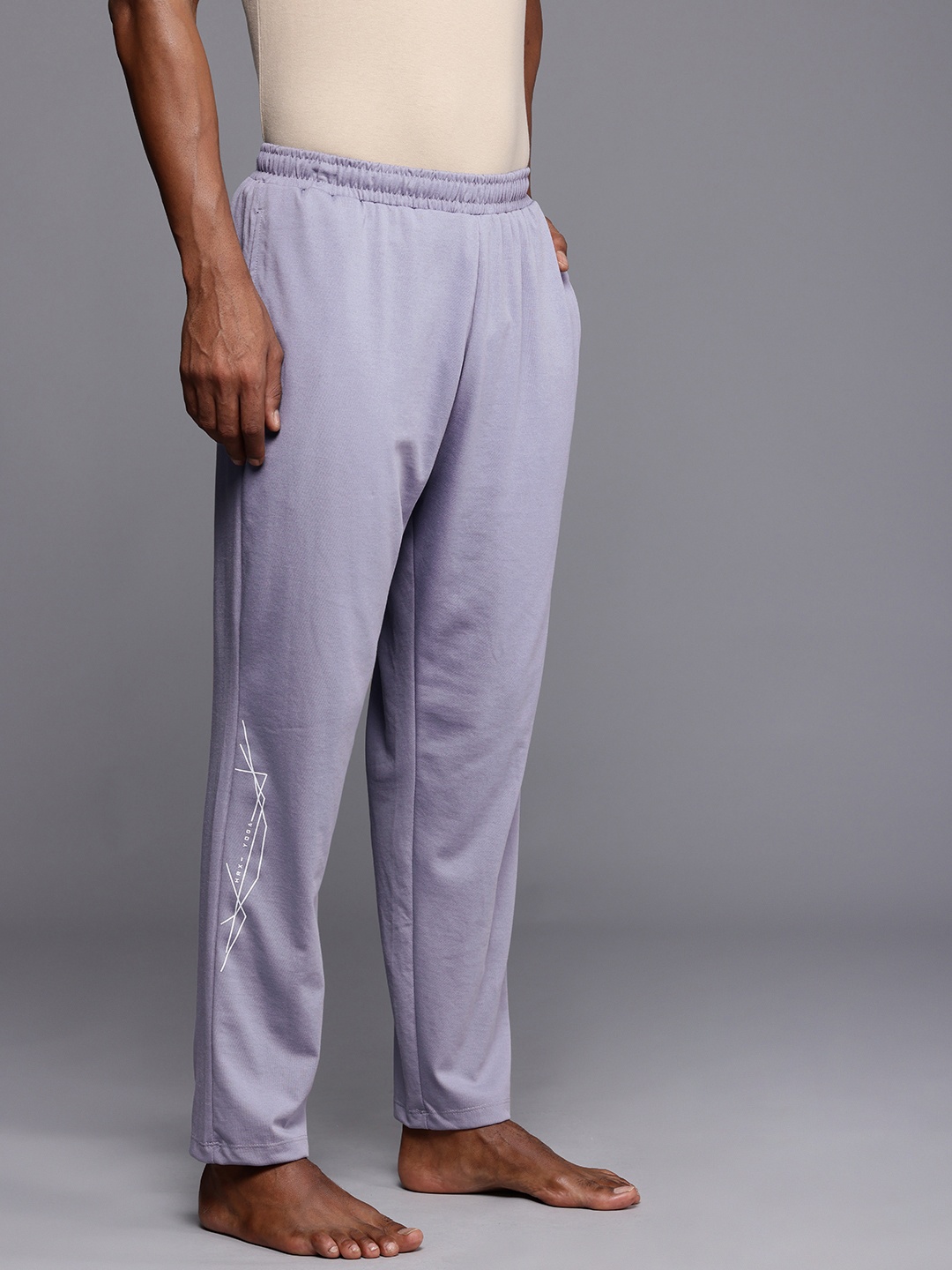 

HRX by Hrithik Roshan Men Yoga Track Pants, Lavender