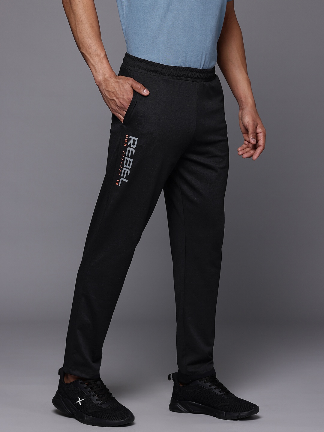 

HRX by Hrithik Roshan Men Lifestyle Track Pants, Black