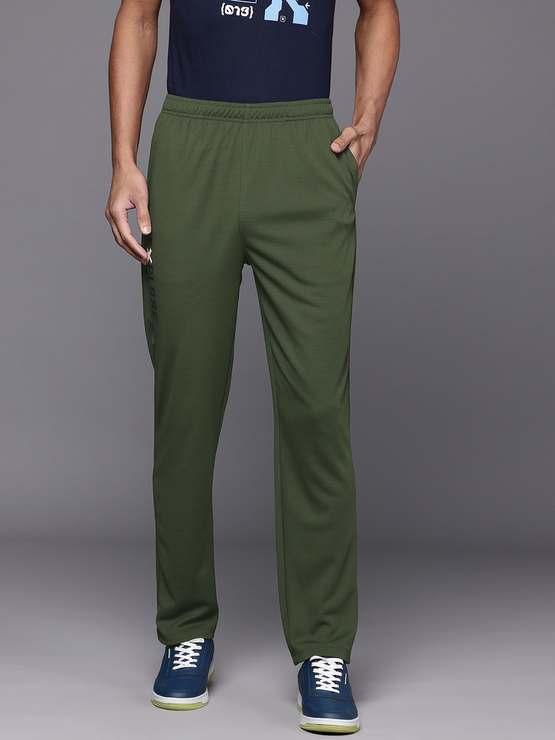 

HRX by Hrithik Roshan Men Lifestyle Track Pants, Olive