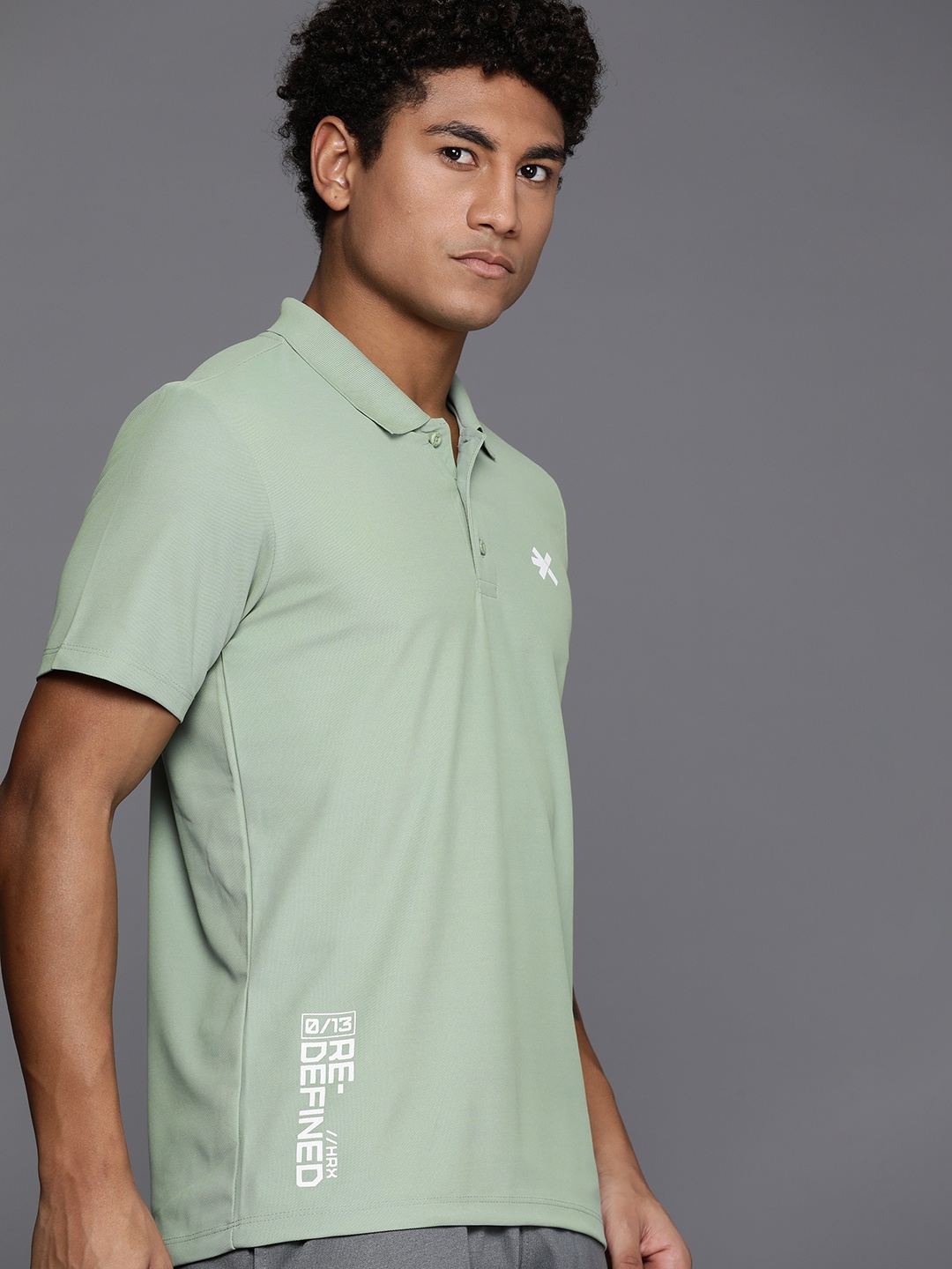 

HRX by Hrithik Roshan Polo Collar Lifestyle T-shirt, Green