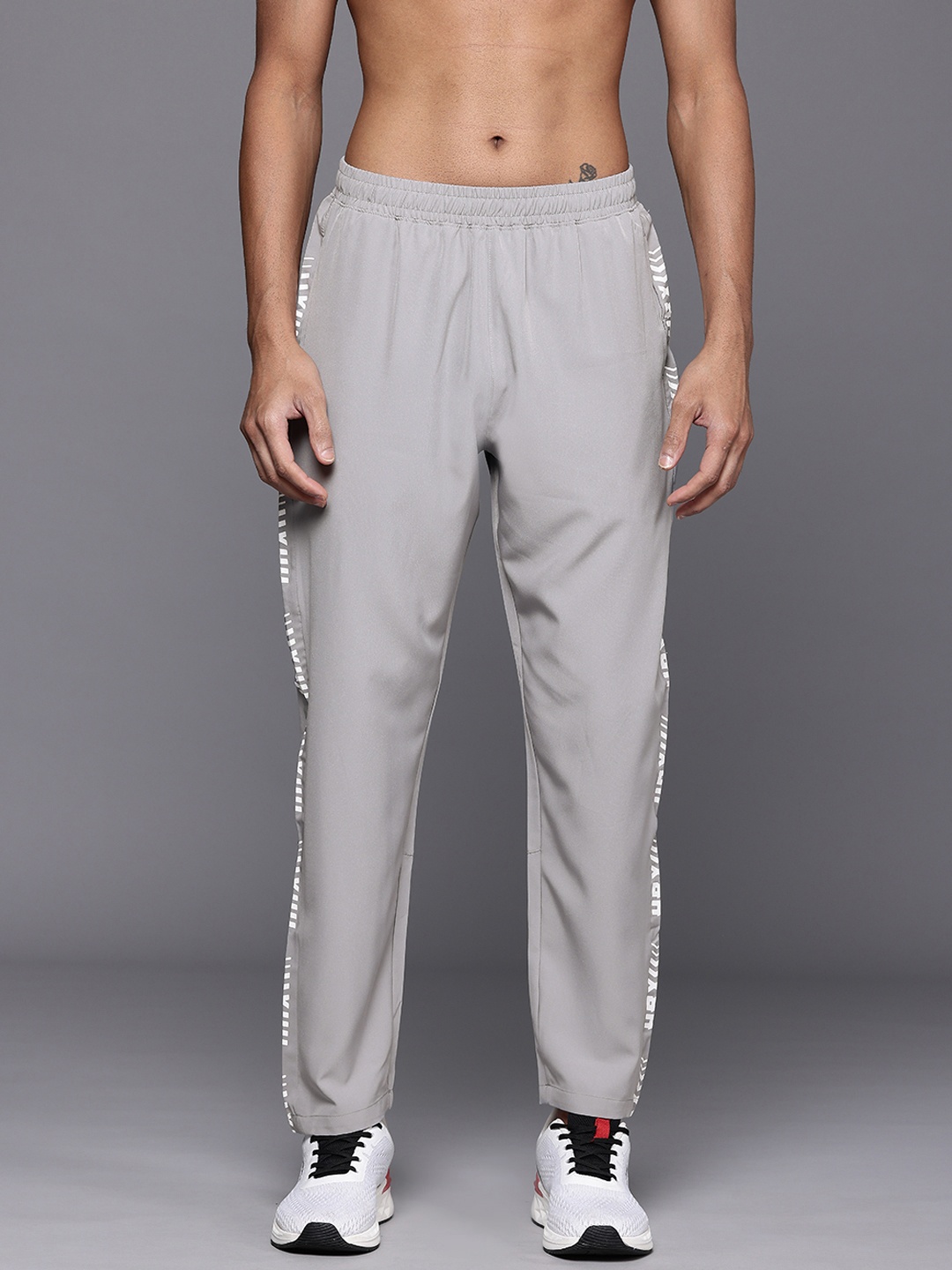 

HRX by Hrithik Roshan Men Rapid-Dry Training Track Pants, Grey