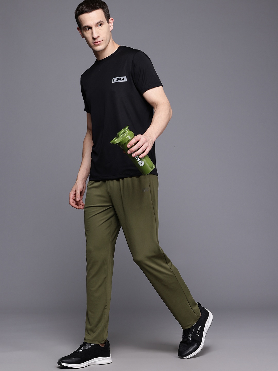 

HRX by Hrithik Roshan Men Running Trackpants, Olive