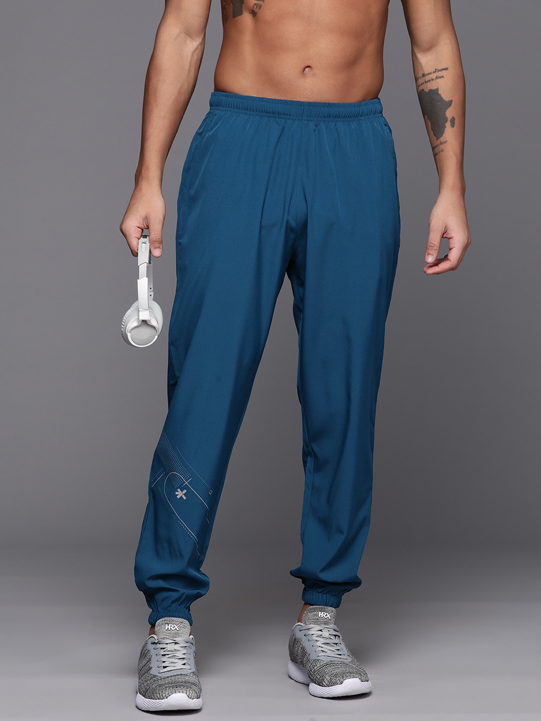 

HRX by Hrithik Roshan Men Running Joggers, Teal
