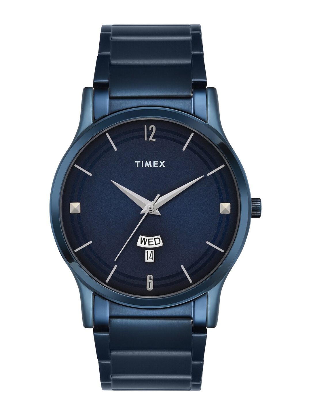 

Timex Men Stainless Steel Bracelet Style Straps Analogue Watch TW000R460, Blue