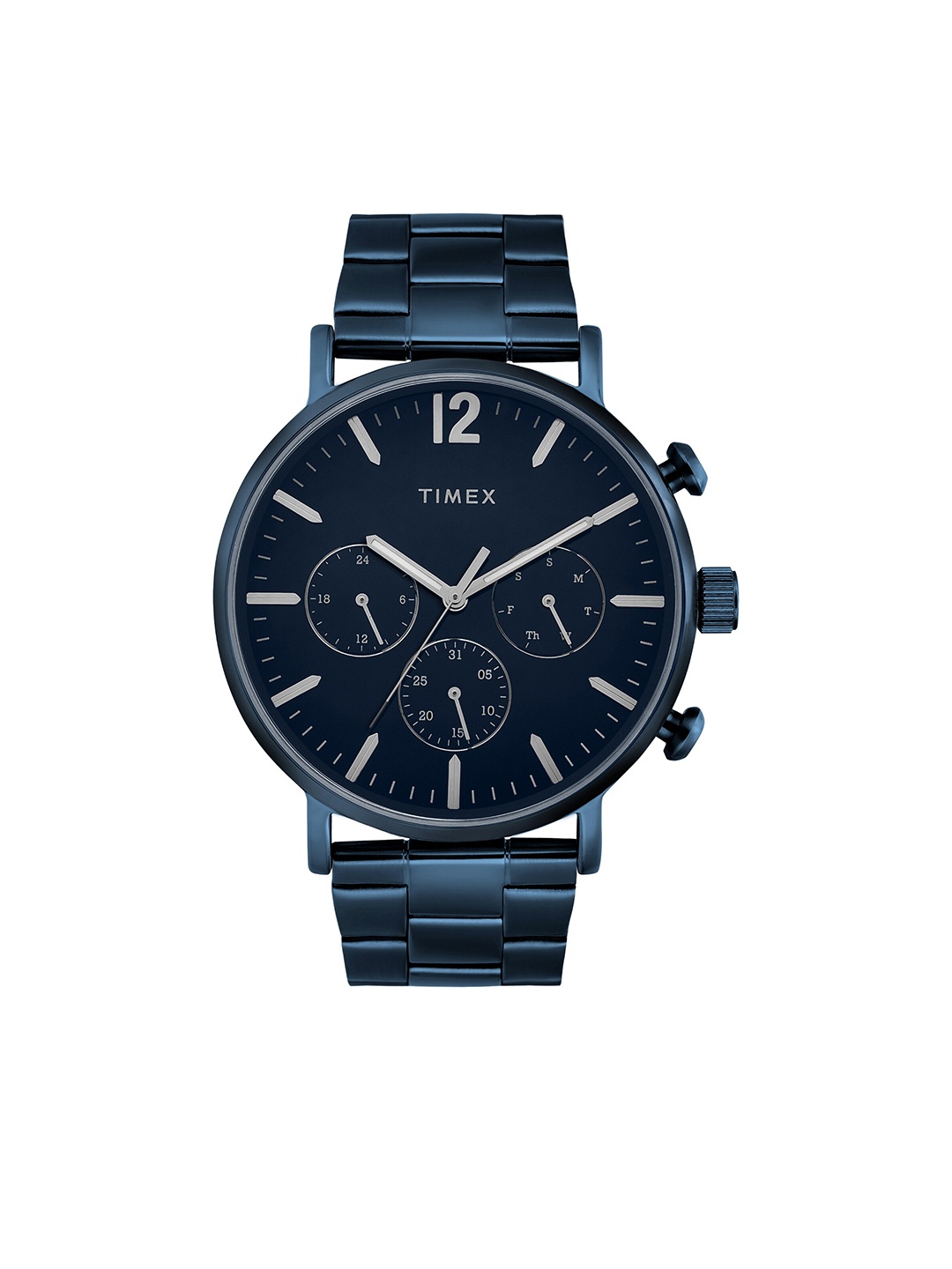 

Timex Men Brass Dial Bracelet Style Straps Multi Function Analogue Watch TWEG20028, Blue