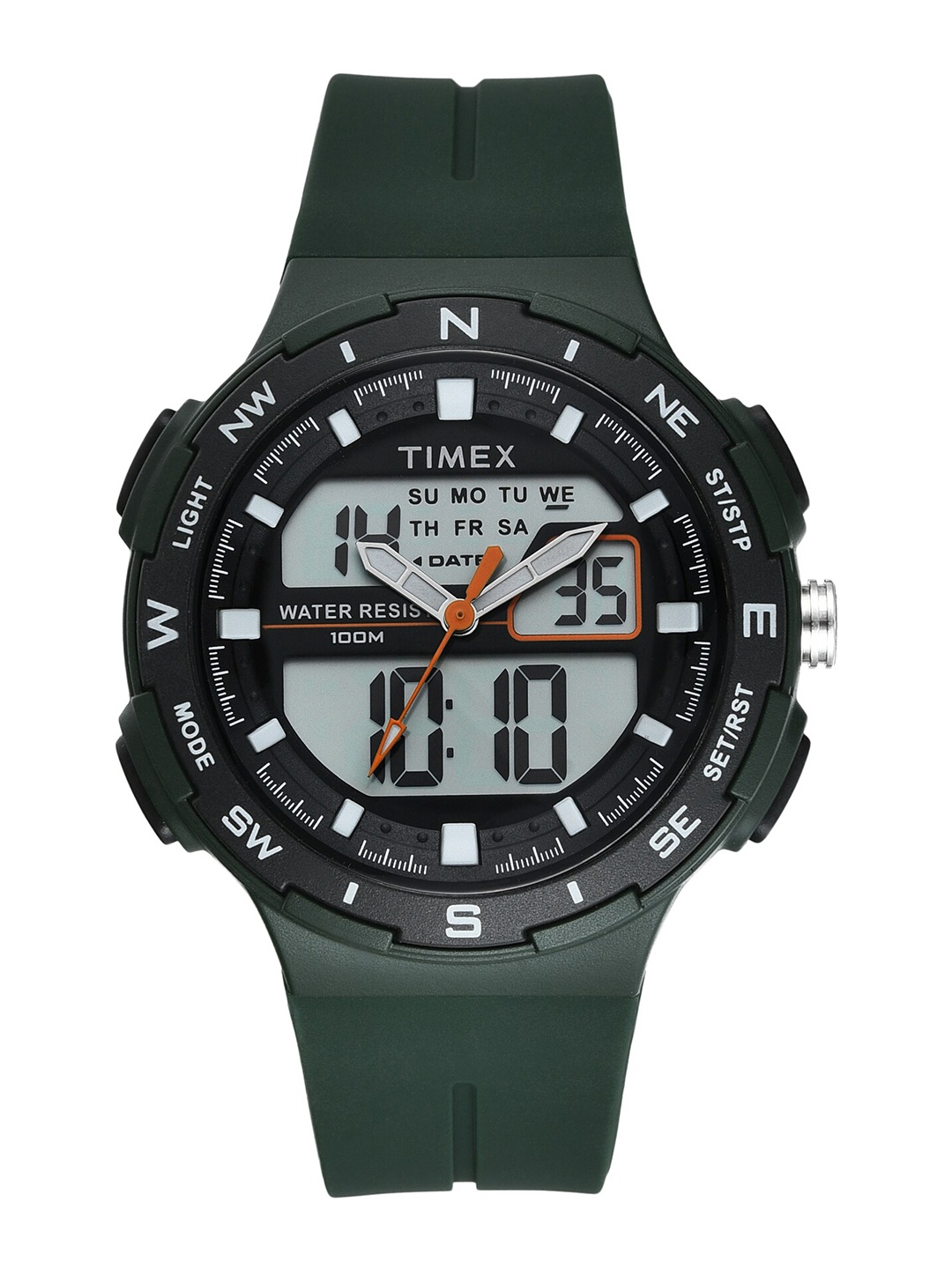 

Timex Men Analogue And Digital Reset Time Watch TWESK3301T, Black