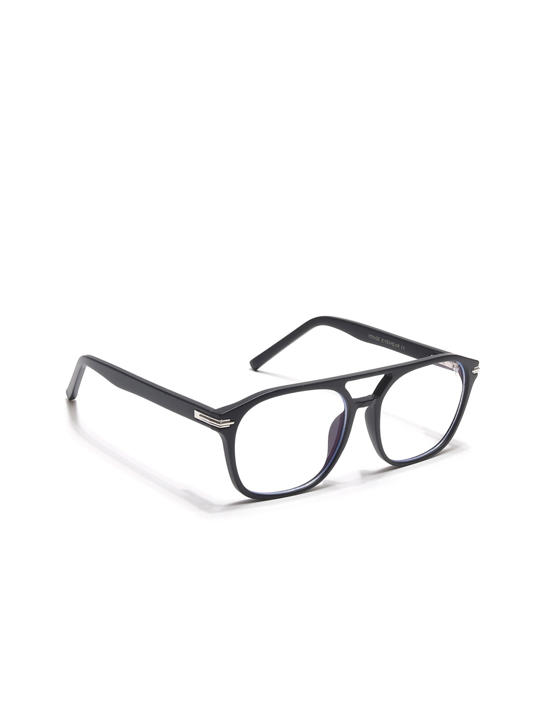 

Voyage Unisex Full Rim Square Frames 86004MG4945, Black