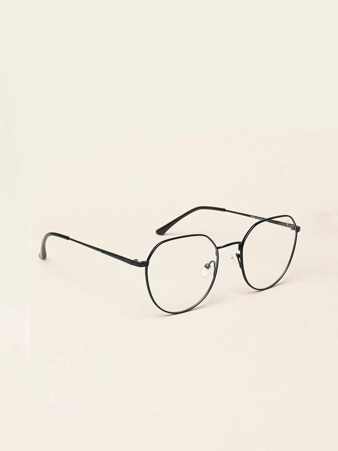 

Voyage Unisex Full Rim Round Frames VG004MG5024, Black