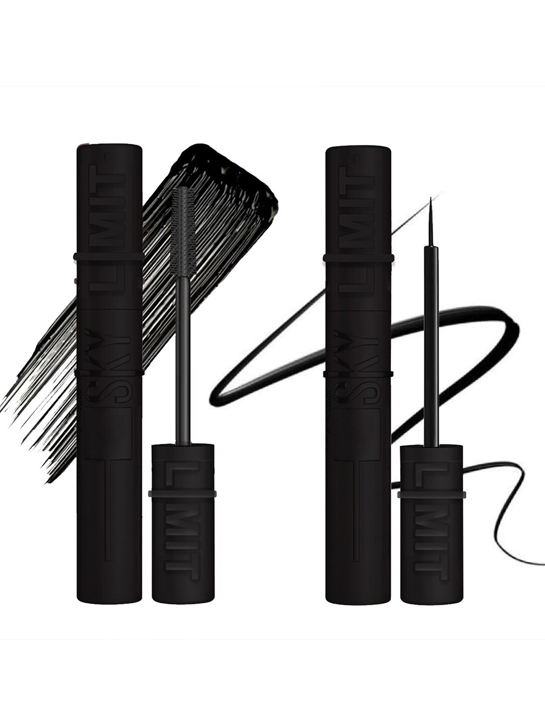 

Adbeni Set Of 2 Liquid Eyeliner - 12ml-Smudge Proof Curling Mascara - 18ml - Black