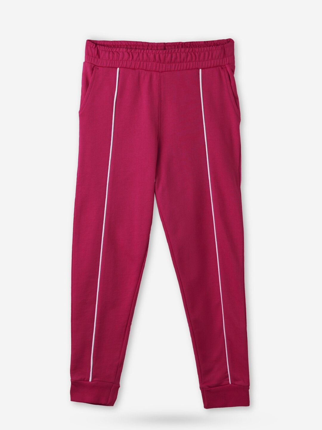 

The Souled Store Girls Pure Cotton Joggers, Pink