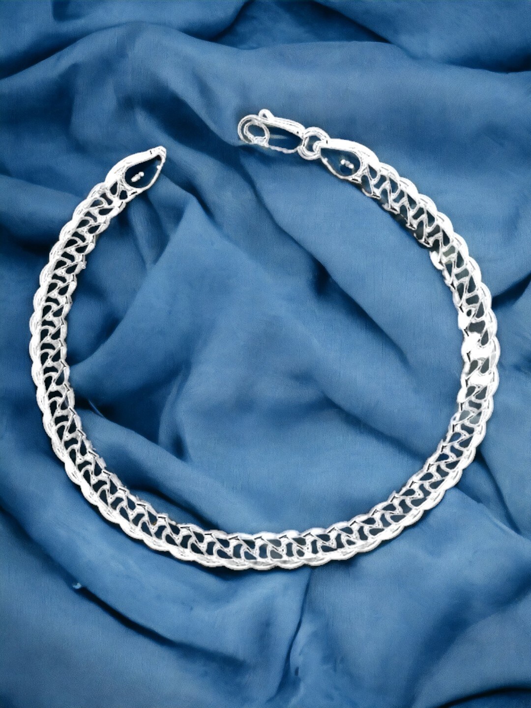 

Taraash Men Sterling Silver Silver-Plated Chain