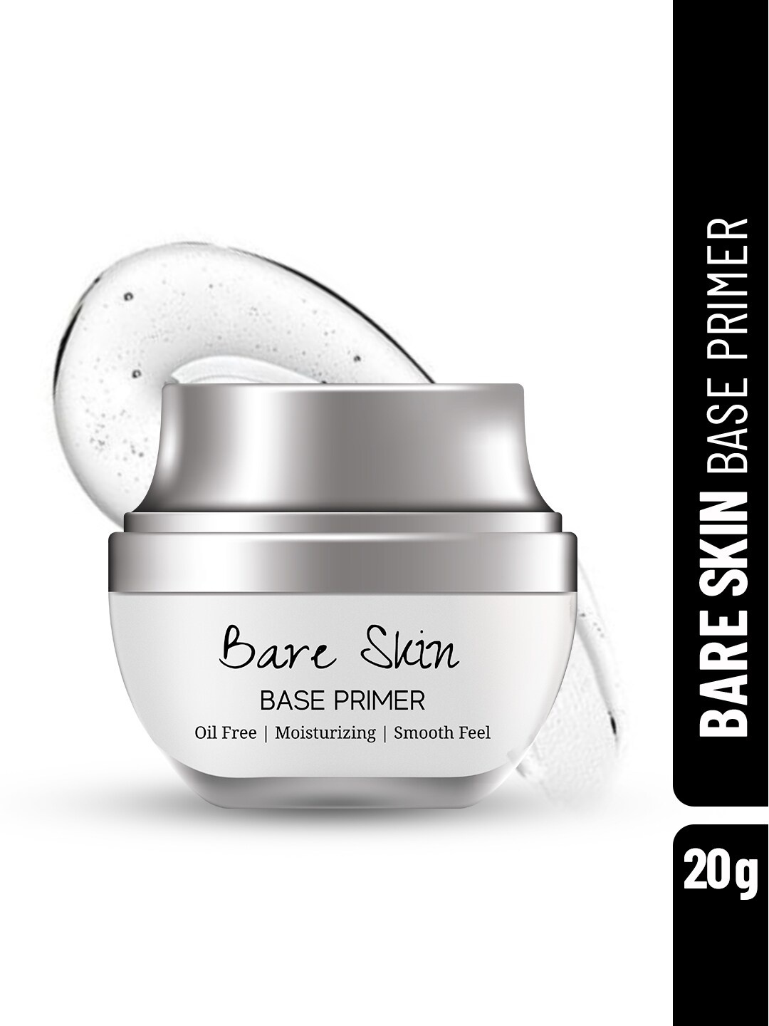 

Seven Seas Bare Skin Oil Free & Moisturizing Smooth Feel Base Primer - 20g, Transparent