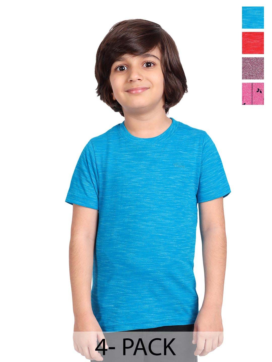 

BAESD Boys Multicoloured 4 V-Neck Pockets T-shirt, Multi