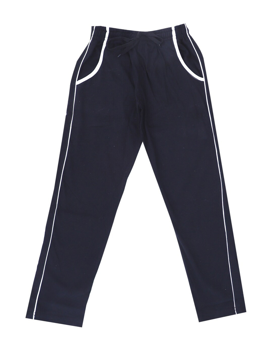 

BAESD Boys Mid-Rise Cotton Track Pants, Navy blue