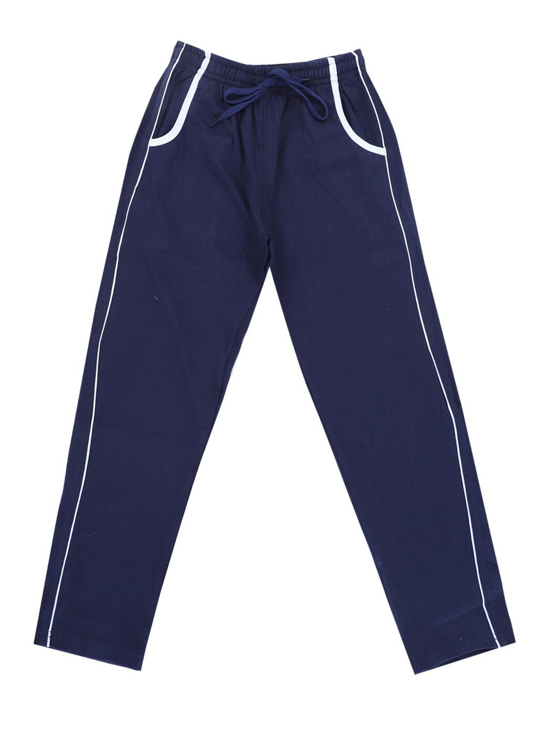 

BAESD Boys Side Panel Details Cotton Track Pants, Navy blue