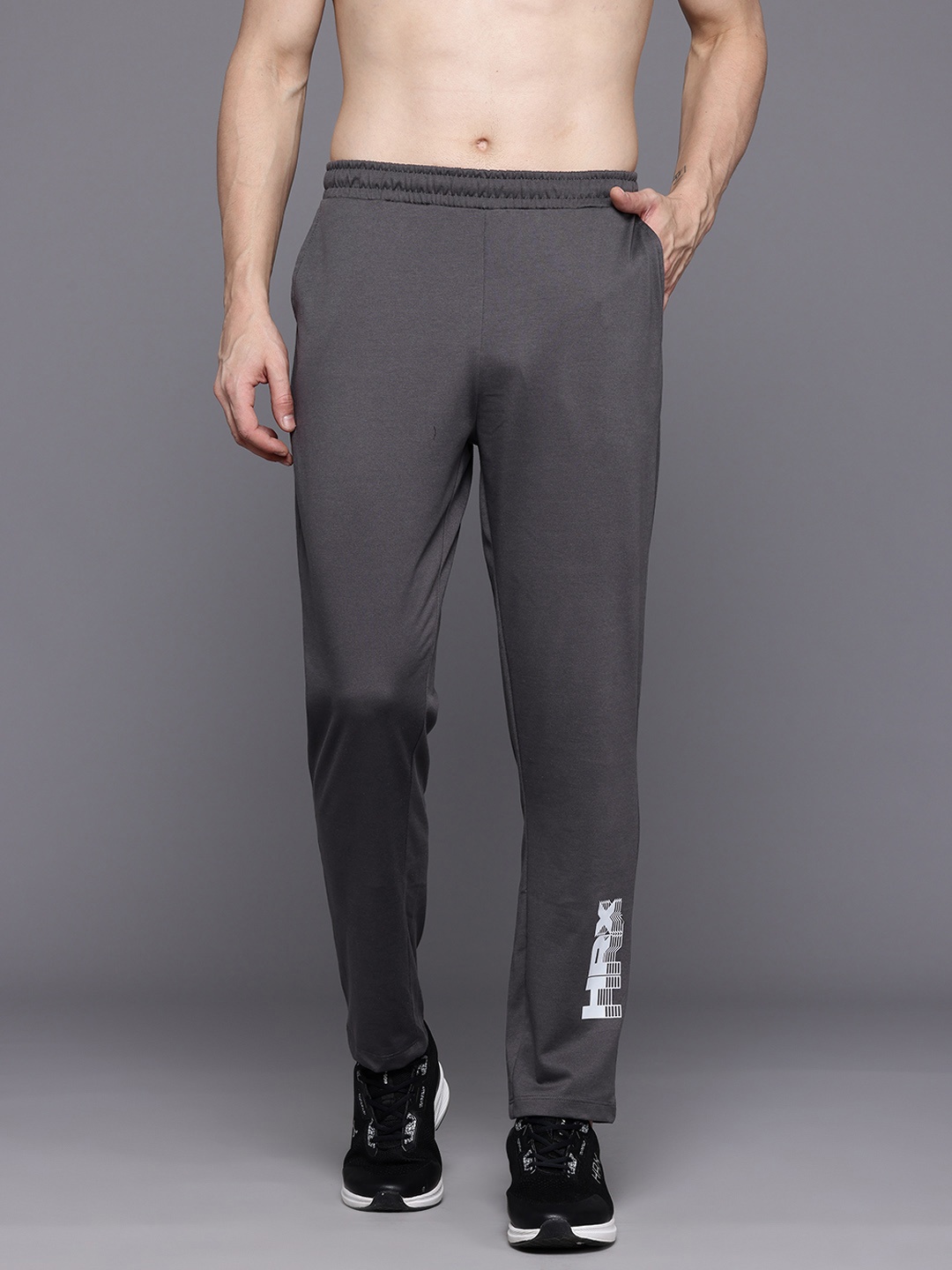 

HRX by Hrithik Roshan Men Rapid-Dry Training Track Pants, Charcoal