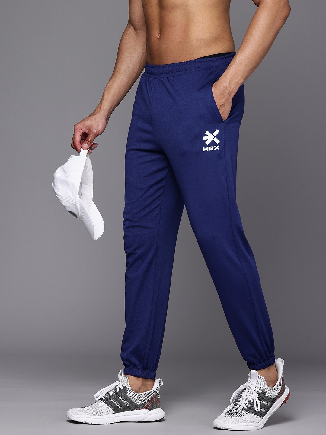 

HRX by Hrithik Roshan Men Antimicrobial Rapid Dry Running Joggers, Blue