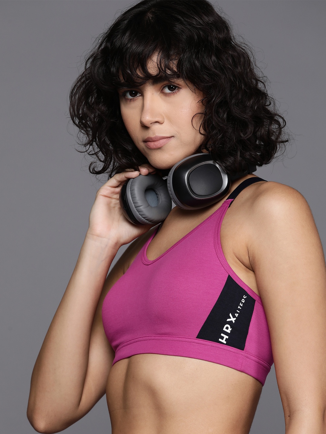 

HRX by Hrithik Roshan Full Coverage Lifestyle Bra, Pink