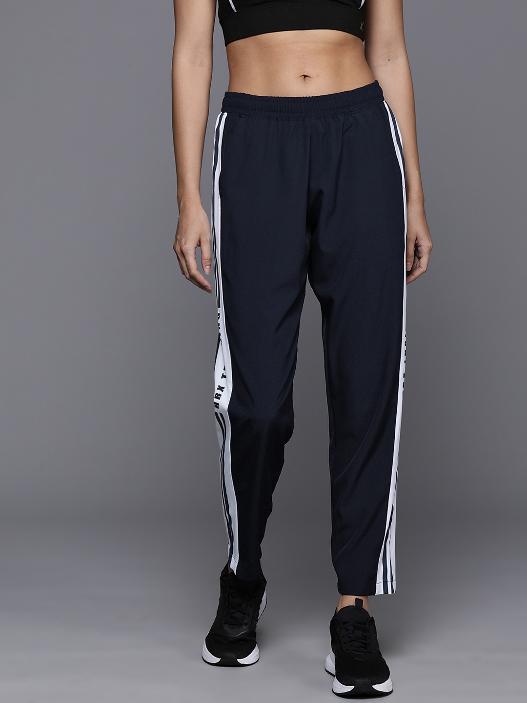 

HRX by Hrithik Roshan Women Rapid-Dry Training Track Pants, Black