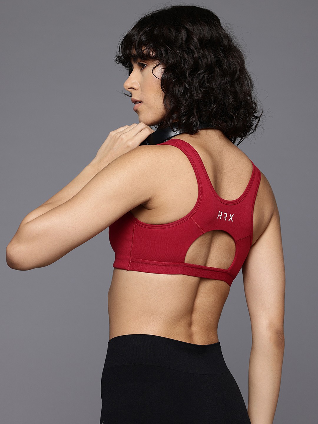 

HRX by Hrithik Roshan Non-Padded Sports Bra, Red