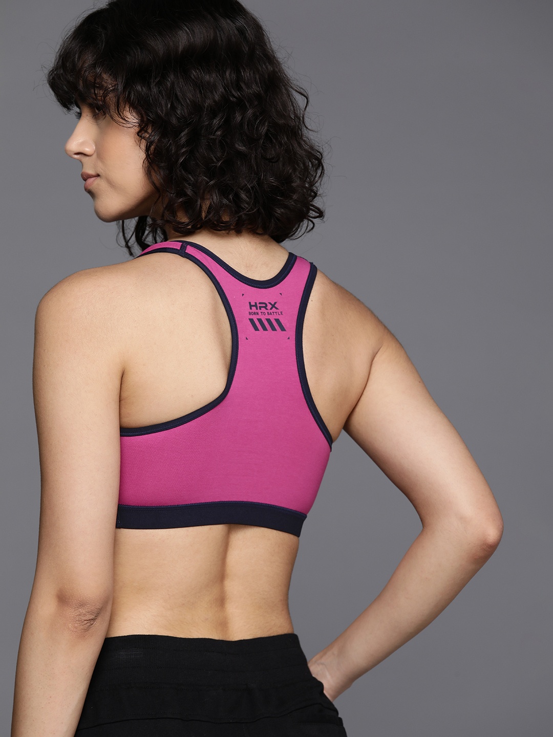 

HRX by Hrithik Roshan Medium Coverage Slip-On T-shirt Bra, Pink