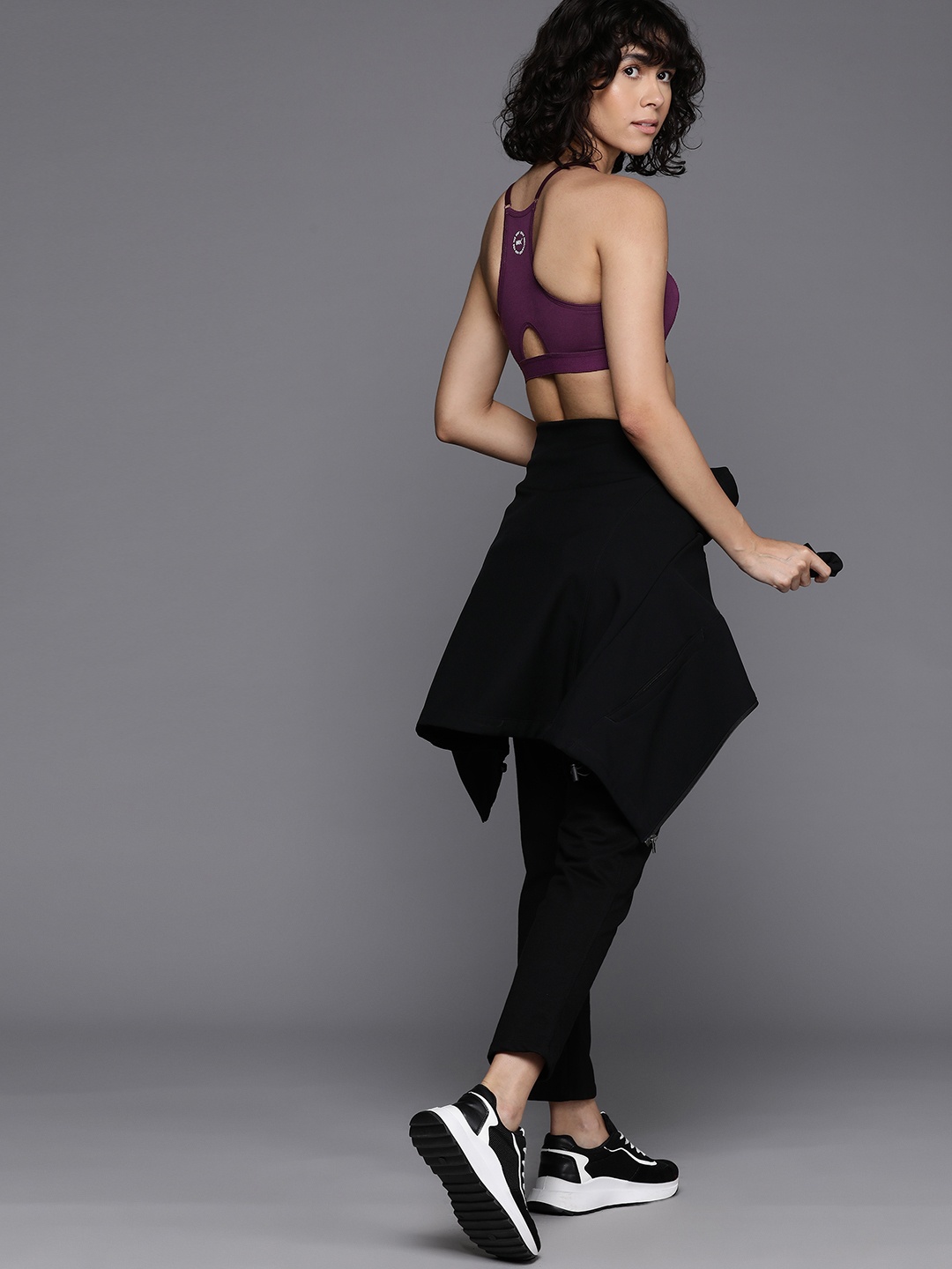 

HRX by Hrithik Roshan Medium Coverage Slip-On T-shirt Bra, Burgundy