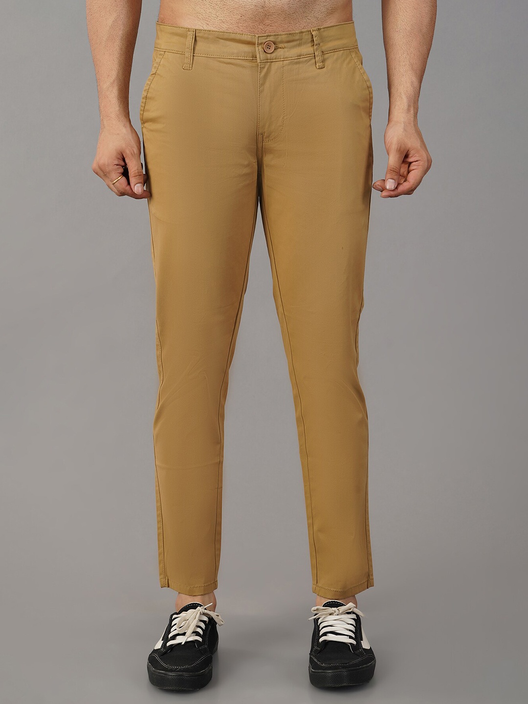 

Mast & Harbour Loose Fit Chinos Trousers, Khaki